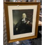 PRINT OF JOHN WESLEY SIGNED BY FRANK SAILBURY