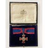 ROYAL RED CROSS (2ND CLASS) MEDAL 1923 - PRESENTED TO T.LOUISA DONALD FOR NURSING SERVICES IN