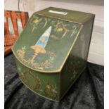 GREEN TOLEWARE BIN