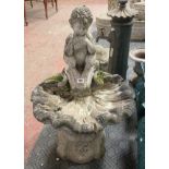 CONCRETE BIRD BATH