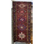 FINE NORTH WEST PERSIAN HERIZ RUNNER 375CMS X 90CMS