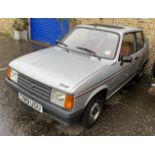 TALBOT SAMBA STYLE 3 DOOR HATCHBACK CAR IN SILVER - 954CC (PAPERWORK & KEY IN OFFICE)