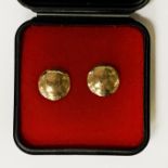 9CT GOLD EARRINGS - APPROX 3 GRAMS