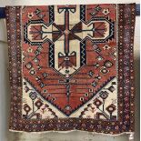 FINE NORTH WEST PERSIAN HERIZ RUG 203CMS X 141CMS