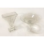 WATERFORD CUT CRYSTAL TAZZA 13.5CMS (H) APPROX