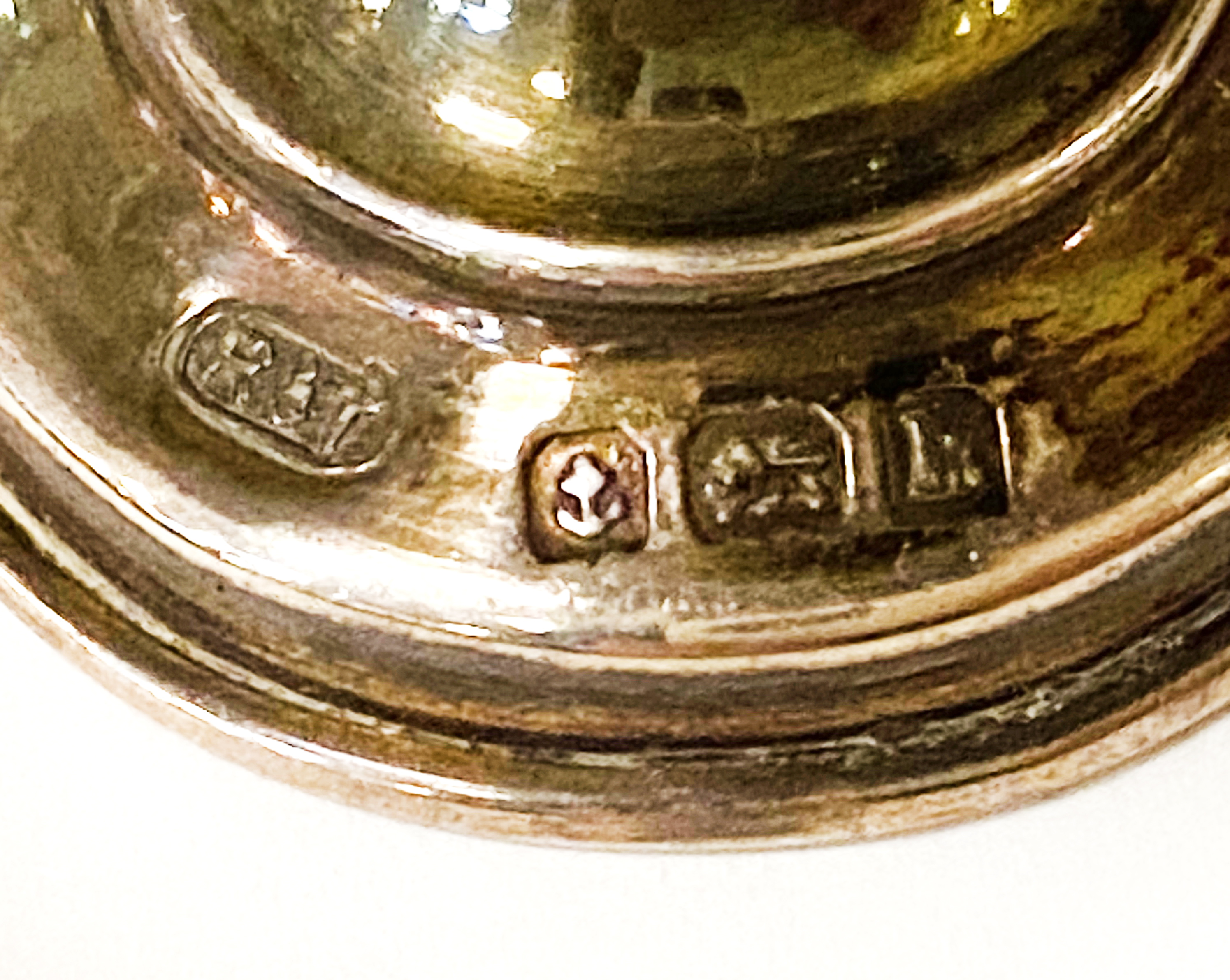 SIX KIDDISH CUPS IN HM SILVER - 129 GRAMS APPROX - Image 2 of 2