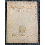 PROCLAMATION IPSWICH 1901 - KING EDWARD VII - LIMITED EDITION 60/94