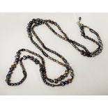 TAHITIAN PEARL NECKLACE - 56'' LONG