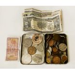 QTY OF COINS TO INC SILVER DOLLAR