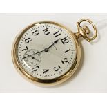 GOLD PLATED ELGIN POCKET WATCH A/F
