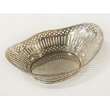 HM SILVER FRETWORK BASKET - APPROX 3.8 OZ - 6 CMS (H) APPROX