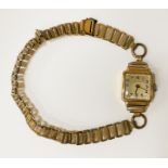 TEXA WATCH 18CT GOLD LADIES COCKTAIL WATCH