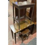 CONSOLE TABLE WITH 2 OTHERS