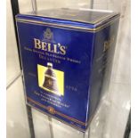 BOTTLE OF BELLS WHISKEY - PRINCE OF WALES 50TH BIRTHDAY - BOXED