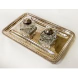 MAPPIN & WEBB SILVER PLATED INKSTAND