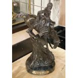 REMMINGTON BRONZE MOUNTAIN MAN SIGNED & FOUNDRY MARKS