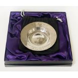HM SILVER DISH - ENGRAVED - 5.9 OZ APPROX