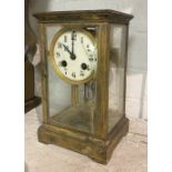 GILT BRACKET CLOCK WITH MERCURY PENDULUM