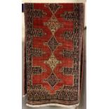 FINE NORTH WEST PERSIAN SENNEH RUNNER 255CMS X 78CMS