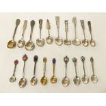 COLLECTION OF SILVER SPOONS & OTHERS