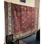 FINE NORTH WEST PERSIAN TABRIZ CARPET 328CMS X 305CMS