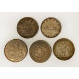 5 COINS INCL. CROWNS