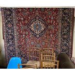 FINE CENTRAL PERSIAN KASHAN CARPET 360CMS X 245CMS