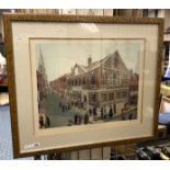 EAST LONDON SYNAGOGUE PRINT BY JOHN ALLIN - 51 X 64 CMS PICTURE ONLY