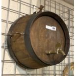 WALL HANGING BARREL DISPENSER