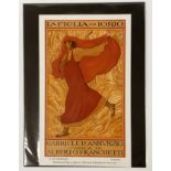 LA FIGLIA DI IORIO LITHOGRAPH WITH COA