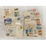 SEVEN EARLY ISRAELI FIRST DAY COVERS 1950'S