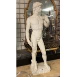 STATUE OF MICHAELANGELOS DAVID - MEASURING 830MM HIGH