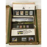 SELECTION OF PRESENTATION PACKS / STAMPS INCL. HIGH VALUES