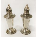 STERLING SILVER SALT & PEPPER POTS