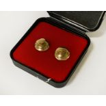 PAIR OF 9CT GOLD EARRINGS - APPROX 2 GRAMS