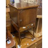 MAHOGANY POT CUPBOARD