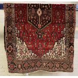 SMALL ANTIQUE RUG - 200 X 124 CMS APPROX