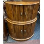 1930'S DECO WALNUT COCKTAIL CABINET