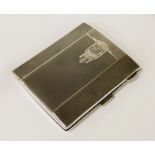 HM SILVER DECO CIGARETTE CASE