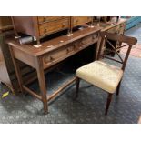 MAHOGANY DESK WITH CHAIR