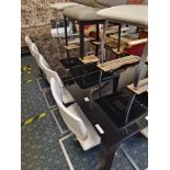 SET OF 8 TONON CHAIRS & EXTENDING TABLE