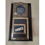 QTY OF SILVER FRAMES