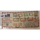 RARE 1961 FIRST DAY COVER OF ZANZIBAR (HIGH VALUE) H.H THE SULTANS ACCESSION DAY