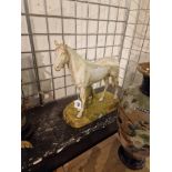 LARGE WHITE HORSE 38.5CMS (H) APPROX