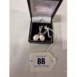 SOUTH SEA PEARL LEVER BACK EARRINGS