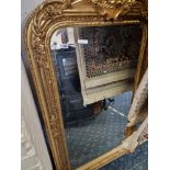 GILT WOOD MIRROR