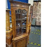 WALNUT CORNER CABINET