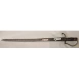 EUROPEAN BROADSWORD WITH FULLERED SINGLE EDGED BLADE -790MM LONG