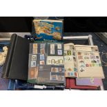 COLLECTION OF WORLD STAMPS INCL. PENNY BLACKS