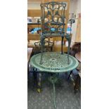 GARDEN TABLE & 2 CHAIRS